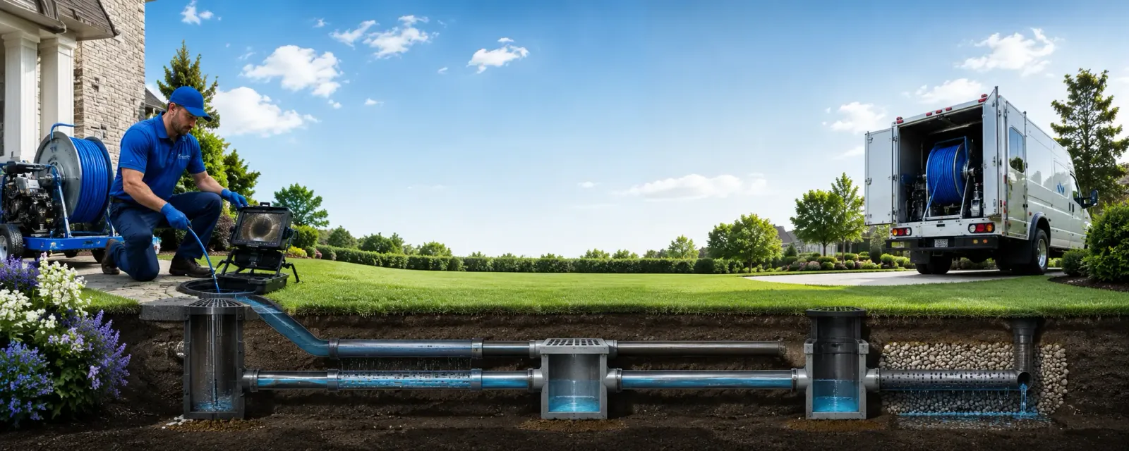 Outdoor drain cleaning information for Rosemead, CA